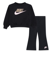 ナイキ（NIKE）ジュニア ガールズ WILD WARMTH ロゴ レギンス 上下セット 26N517-023