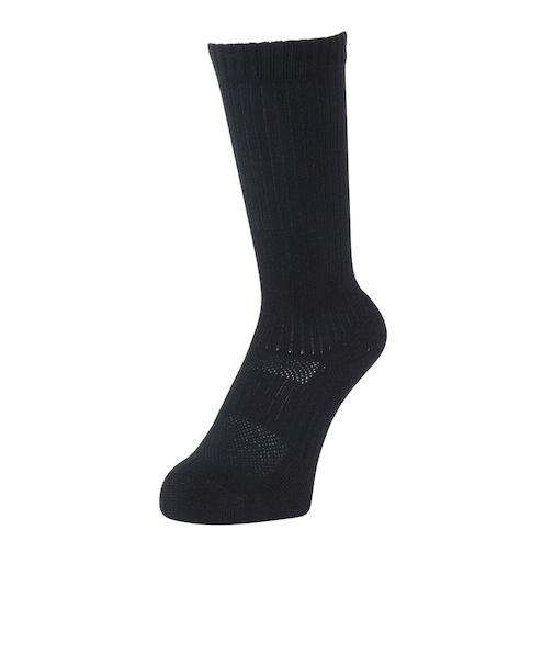 ダンスキン（DANSKIN）靴下 リブソックス 黒 23センチ DA9233401 K 吸汗性 クルー丈 アーチサポート メッシュ