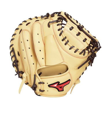 ミズノ（MIZUNO）軟式用グラブ 捕手用 野球グローブ 一般 ウィルドライブ レッド B-D型 1AJCR33600 8057