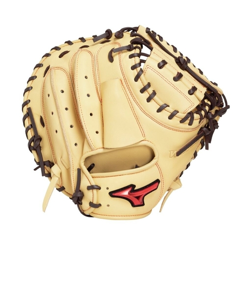 ミズノ（MIZUNO）軟式用グラブ 捕手用 野球グローブ 一般 ウィルドライブ レッド B-D型 1AJCR33600 8057