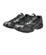 ミズノ（MIZUNO）ランニングシューズ スニーカー ウエーブ ライダー 10 ブラック グレー D1GA243108 スポーツシューズ