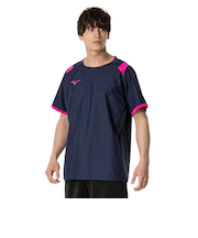 ミズノ（MIZUNO）バレーボールウェア Basic半袖ピステシャツ V2MEB53014