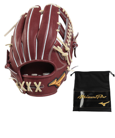 ミズノ(MIZUNO)軟式用グラブ 内野手 野球グローブ ミズノプロ CRAFTED Edition 紅林型 1AJGR33023 6880
