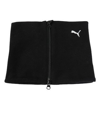 プーマ（PUMA）ネックウォーマー ジップ 2 黒 05493501 防寒 裏起毛 フリース素材