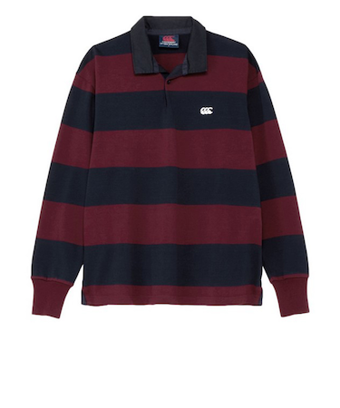 カンタベリー(canterbury)ロングスリーブ 4インチストライプ ラグビージャージー RA425155 69