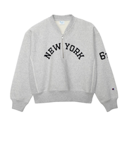 チャンピオン-ヘリテイジ(CHAMPION-HERITAGE)ウィメンズ リバースウィーブ ハーフジップ スウェットシャツ CW-C004 040