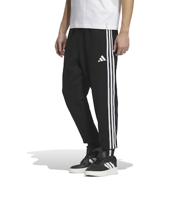 アディダス（adidas）エッセンシャルズ プラス レギュラーフィット スリーストライプス フレンチテリー カフパンツ JUP89-JW6940