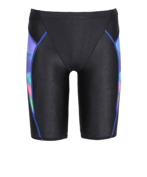 スピード（SPEEDO）競泳水着 水泳 フレックスシグマカイハイウエスティドジャマー WA承認モデル 黒×青 S-LLサイズ SC62552F BL レーシング