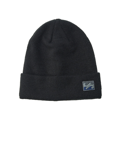 ビラボン（BILLABONG）帽子 ビーニー DOUBLE BEANIE BF012909 BLK