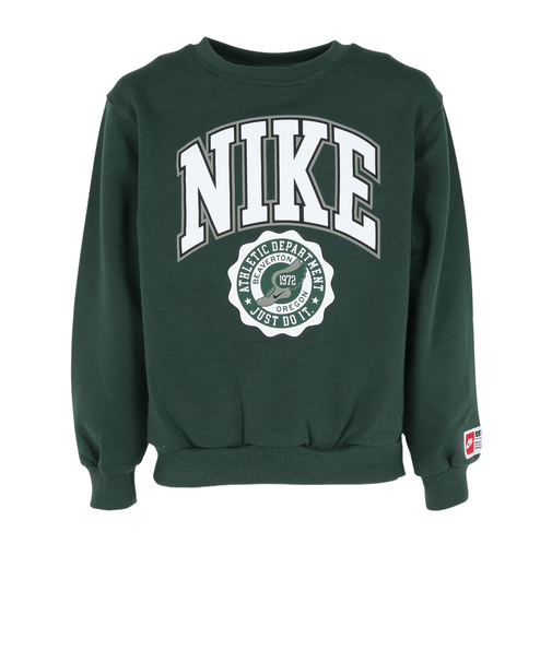 ナイキ（NIKE）ジュニア NKB B NSW P.E. GFX クルーネック スウェットシャツ 86N219-F1J