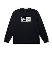 ニューエラ(NEW ERA)長袖 コットン Tシャツ Pattern Box Logo レギュラーフィット 14682715