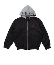 ジュニア ジョーダン アウター ビッグロゴ フーデッド ボンバー 95D647-023