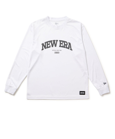 ニューエラ（NEW ERA）バスケットボールウェア 長袖 オーバーサイズド テック Tシャツ カレッジロゴ 14674776