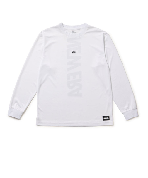 ニューエラ(NEW ERA)バスケットボールウェア 長袖 テック Tシャツ バーチカルロゴ 14674773