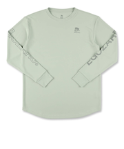 エゴザル（EGOZARU）バスケットボールウェア ワンサイドラインスリーブロゴ ロングスリーブTシャツ EZFW25ULS001C225