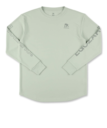 エゴザル（EGOZARU）バスケットボールウェア ワンサイドラインスリーブロゴ ロングスリーブTシャツ EZFW25ULS001C225