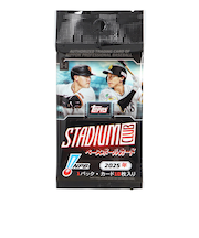 トレーディングカード 2025 NPB スタジアムクラブ ベースボールカード 1パック10枚入 XD59123