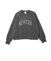 ニューエラ（NEW ERA）裏毛 オーバーサイズド スウェット クルーネック ガーメントダイ 14674712