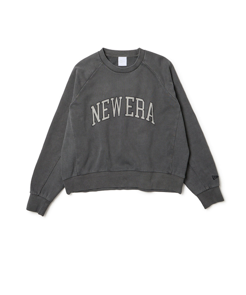 ニューエラ（NEW ERA）裏毛 オーバーサイズド スウェット クルーネック ガーメントダイ 14674712