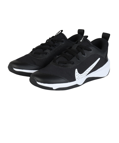 ナイキ（NIKE）ジュニア インドア コート シューズ OMNI マルチ コート GS ブラック DM9027-002 スニーカー