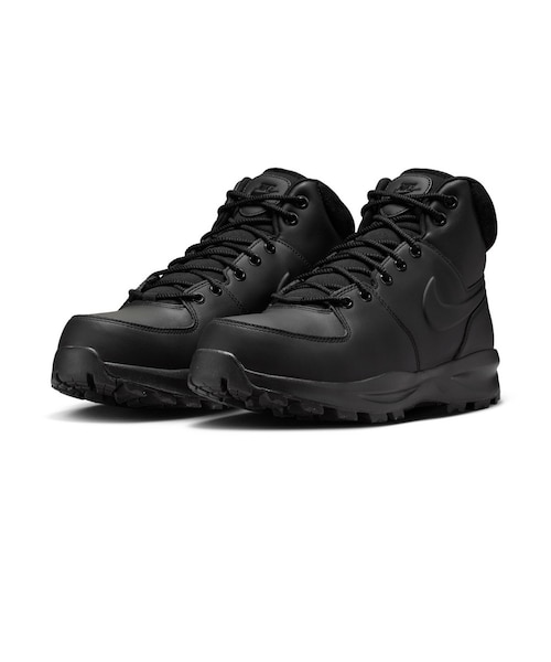 ナイキ（NIKE）スニーカー アウトドアシューズ マノア レザー ブラック