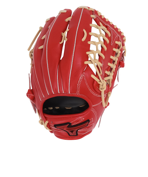 ミズノ(MIZUNO)軟式用グラブ 外野手用 野球グローブ 一般 ウィルドライブ レッド IBE限定スペック 1AJGR33507 7080