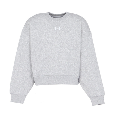 アンダーアーマー(UNDER ARMOUR)ガールズ ライバルフリース オーバーサイズ クルーネック 1389281 011