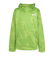 アンダーアーマー（UNDER ARMOUR）ボーイズ アーマーフリース プリント フーディ 1386746 326