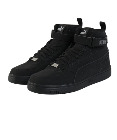 プーマ（PUMA）スニーカー スポーツシューズ リバウンド ジョイ ハイ ワイド ブラック 40614701 カジュアルシューズ
