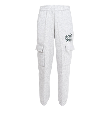 プーマ（PUMA）ジュニア MID90S カーゴ スウェットパンツ 691174 04 LGRY