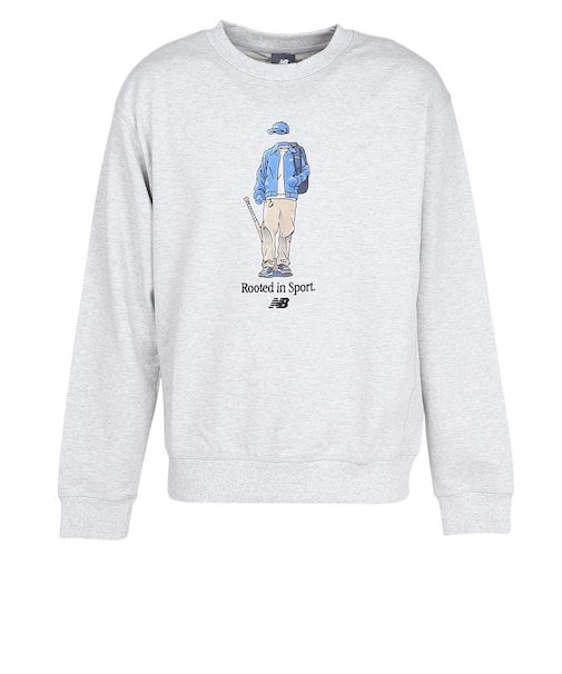 ニューバランス（new balance）QTMベースボールルーテッドインスポーツ クルー スウェットシャツ MT53678AHH