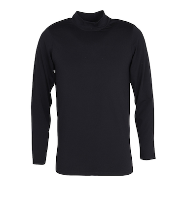 クー(Coo.)DS 長袖 ハイネック アンダ-シャツ 黒 ブラック S-3Lサイズ 891CO5GC0011 BLK 軽量 軽い 裏起毛 保温
