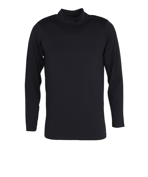 クー(Coo.)DS 長袖 ハイネック アンダ-シャツ 黒 ブラック S-3Lサイズ 891CO5GC0011 BLK 軽量 軽い 裏起毛 保温