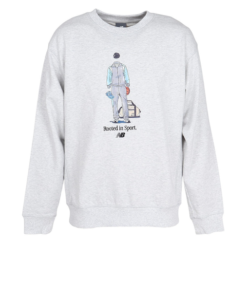 ニューバランス（new balance）QTMバスケットボールルーテッドイン スポーツクルー スウェットシャツ MT53679AHH
