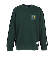 ラッセル（RUSSELL）C100 ワンポイント ロゴ クルーネック スウェットシャツ RBM25F0008 DGRN
