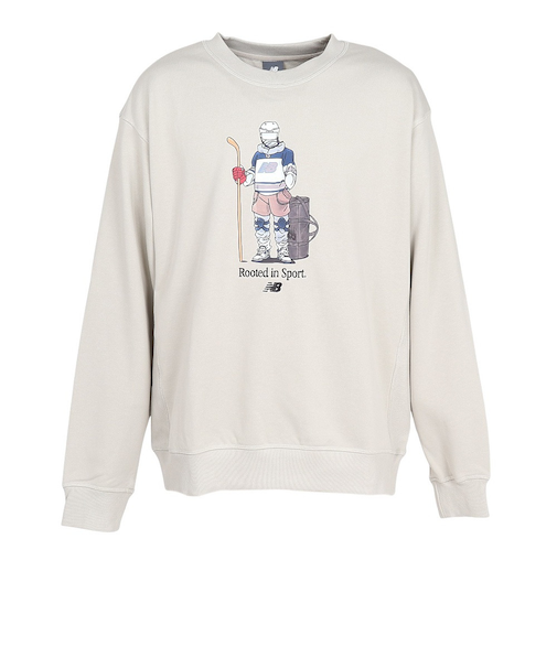 ニューバランス（new balance）QTMホッケールーテッドイン スポーツクルー スウェットシャツ MT53681SHY