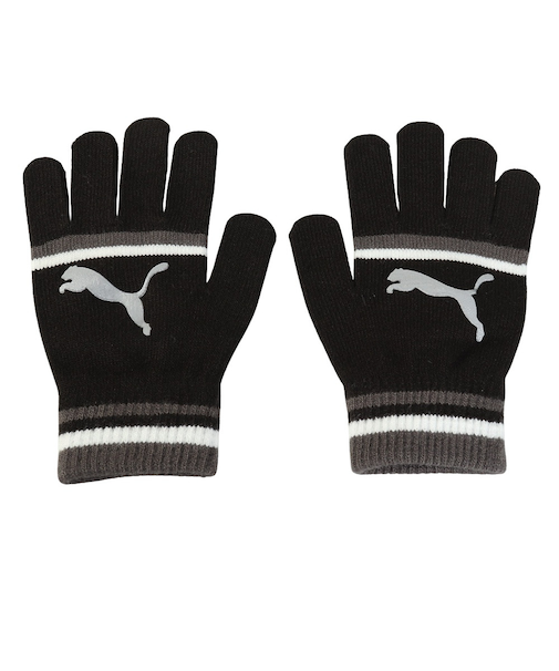 プーマ（PUMA）手袋 キャットロゴ マジックグローブ 黒 Sサイズ 04179812 防寒 寒さ対策 滑り止め加工