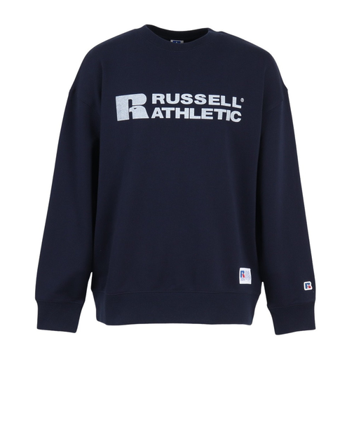 ラッセル(RUSSELL)C100 ブランドロゴ クルーネック スウェットシャツ RBM25F0010 NVY