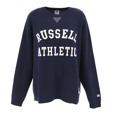 ラッセル（RUSSELL）カレッジロゴ ニット RBL25F0004 NVY