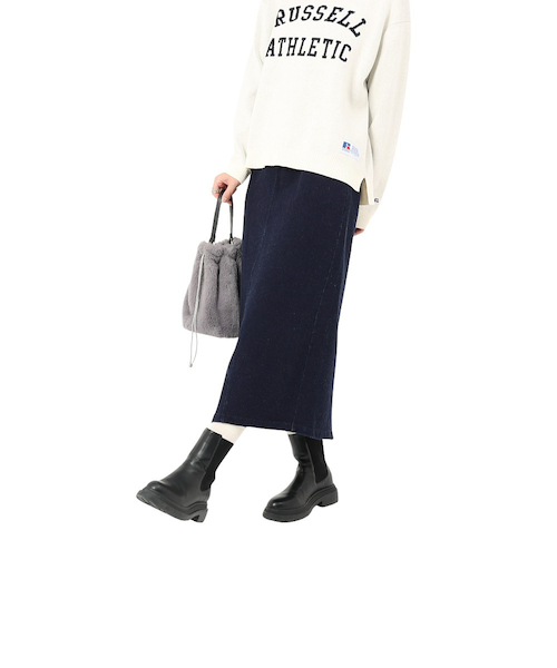 リーフ（REEF）ニット フリース スカート RESKL2501-BEG｜スーパー