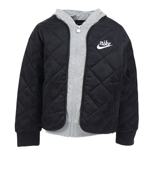 ナイキ（NIKE）ジュニア NKN フリース フーデッド QUILT ジャケット