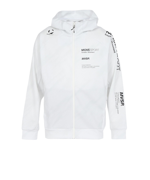 デサント（DESCENTE）総柄グラフィック ジャージフーディー ST5SJG10M WH00