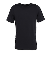 クー(Coo.)DS 半袖クルーネック シャツ 黒 ブラックS-3Lサイズ 891CO5GC0010 BLK 軽量 軽い 裏起毛 保温