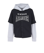 アンダーアーマー(UNDER ARMOUR)ジュニア アイコンフリース ボタンダウン フーディー 6003752 001