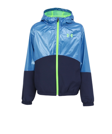 アンダーアーマー（UNDER ARMOUR）ジュニア メタリック ウインドブレーカー 6007483 402