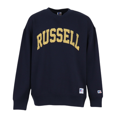 ラッセル（RUSSELL）C100 アーチロゴ クルーネック スウェットシャツ RBM25F0007 NVY