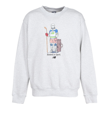 ニューバランス（new balance）QTMホッケールーテッドイン スポーツクルー スウェットシャツ MT53681AHH