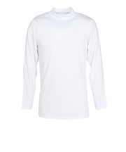 クー(Coo.)DS 長袖 ハイネック アンダ-シャツ 白 ホワイト S-3Lサイズ 891CO5GC0011 WHT 軽量 軽い 裏起毛 保温