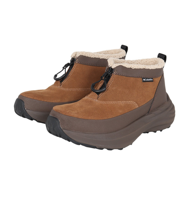 コロンビア（Columbia）カジュアルシューズ スカイライド ジップ ウォータープルーフ ブラウン YU9096 255 ブーツ
