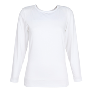 クー（Coo.）DEO-PARTS 長袖クルーネック アンダーシャツ 892CO5GC0013 WHT